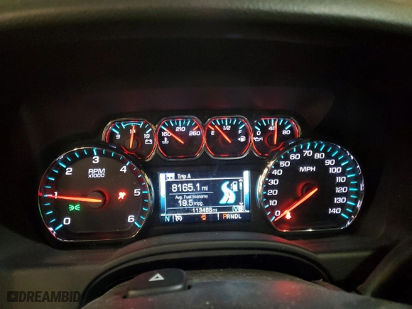 2020 Chevrolet Tahoe LT with VIN 1GNSKBKC1LR179422, listed as a Copart auction lot 49982405 with 113,486 mi miles and Salvage Title. Bid and sale history available at carsss.com. Image 9.