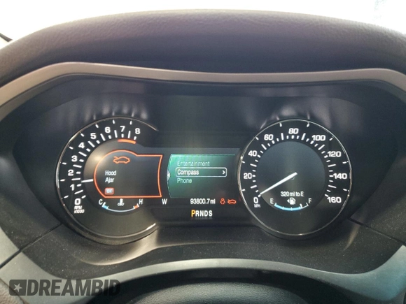 2016 Lincoln MKZ with VIN 3LN6L2G90GR627109, listed as a Copart auction lot 50512845 with 93,800 mi miles and Salvage Title. Bid and sale history available at DreamBid. Image 9.