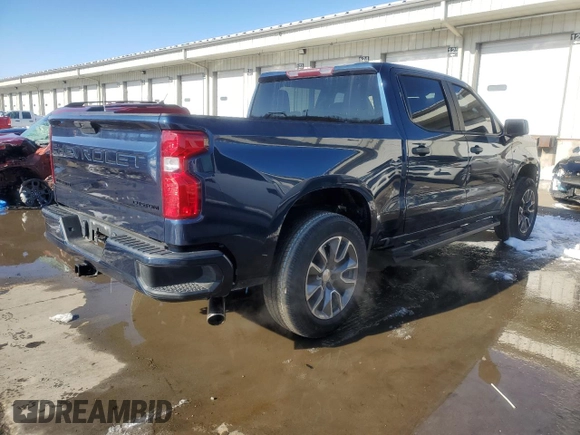 2020 Chevrolet Silverado 1500 Custom with VIN 3GCPWBEH9LG329836, listed as a Copart auction lot 85969524 with 116,430 mi miles and Non Repairable. Bid and sale history available at carsss.com. Image 3.