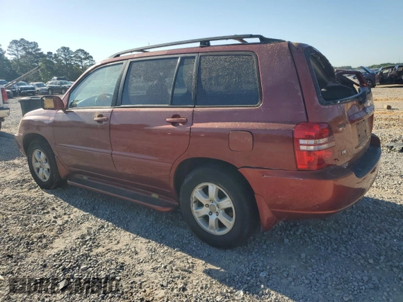 2003 Toyota Highlander z VIN JTEGF21A830096055, wystawiony jako Copart lot #52681725 z przebiegiem 188 892 mil mil oraz Szkoda całkowita • Salvage title. Historia ofert i sprzedaży dostępna na DreamBid. Obrazek 2.
