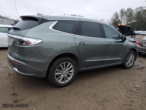 2024 Buick Enclave Avenir with VIN 5GAERDKW7RJ107818, listed as a Copart auction lot 86305344 with 25,173 mi miles and Salvage Title. Bid and sale history available at carsss.com. Image 3.