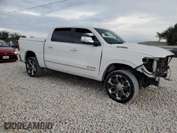 2020 Ram 1500 Limited with VIN 1C6SRFHT7LN101762, listed as a Copart auction lot 83851604 with 59,286 mi miles and Clean title. Bid and sale history available at DreamBid. Image 4.