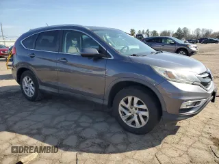 2015 Honda CR-V EX-L with VIN 2HKRM4H7XFH697788, listed as a Copart auction lot 46045635 with 106,072 mi miles and Salvage Title. Bid and sale history available at DreamBid. Image 4.