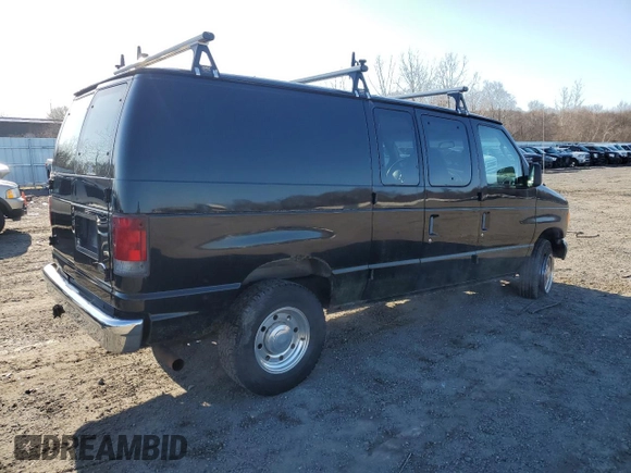 2005 Ford Econoline Cargo with VIN 1FTNE24L35HA02728, listed as a Copart auction lot 49546295 with 154,207 mi miles and Clean Title. Bid and sale history available at carsss.com. Image 3.