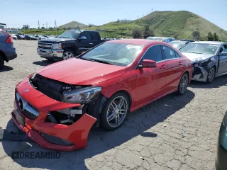 2017 Mercedes-Benz CLA with VIN WDDSJ4EB2HN400914, listed as a Copart auction lot 47244143 with 59,691 mi miles. Bid and sale history available at carsss.com. Image 1.