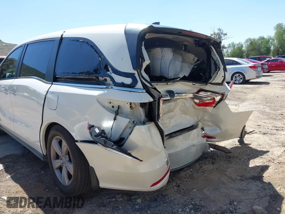 2019 Honda Odyssey EX-L z VIN 5FNRL6H76KB066365, wystawiony jako IAAI lot #42000967 z przebiegiem 124 113 mil mil oraz . Historia ofert i sprzedaży dostępna na DreamBid. Obrazek 6.