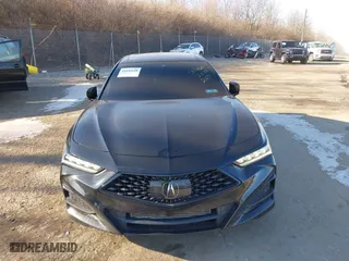 2023 Acura TLX Type S with VIN 19UUB7F06PA002711, listed as a IAAI auction lot 41641648 with 1 mi miles. Bid and sale history available at carsss.com. Image 6.