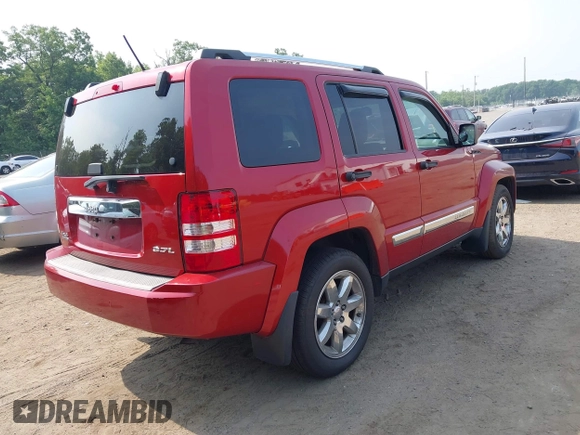 2008 Jeep Liberty Limited with VIN 1J8GN58K68W194411, listed as a IAAI auction lot 42505392 with 95,084 mi miles and . Bid and sale history available at DreamBid. Image 4.