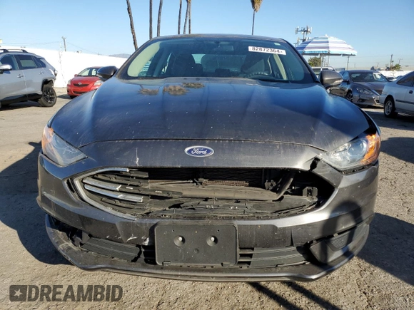2017 Ford Fusion SE с VIN 3FA6P0H70HR268927, выставлен на аукционе Copart как лот 82872364 с пробегом 60 286 миль миль и Списание • Salvage title. История ставок и продаж доступна на DreamBid. Изображение 5.