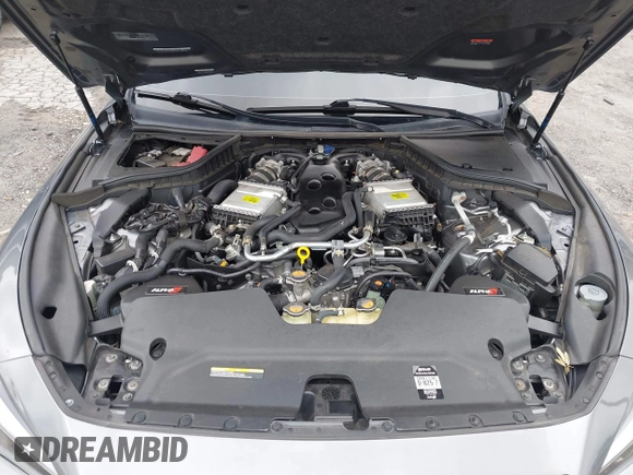 2021 Infiniti Q50 Red Sport 400 with VIN JN1FV7DR2MM880505, listed as a IAAI auction lot 42377058 with 59,618 mi miles and . Bid and sale history available at DreamBid. Image 10.