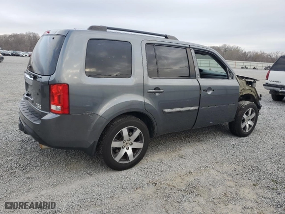 2013 Honda Pilot Touring with VIN 5FNYF4H93DB030533, listed as a Copart auction lot 49792775 with 186,416 mi miles and Salvage Title. Bid and sale history available at carsss.com. Image 3.