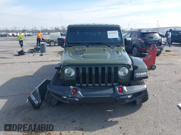 2023 Jeep Gladiator Rubicon with VIN 1C6JJTBGXPL586154, listed as a IAAI auction lot 41370352 with 11,207 mi miles and . Bid and sale history available at DreamBid. Image 12.