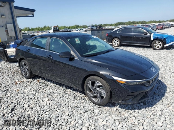 2025 Hyundai Elantra SEL Convenience with VIN KMHLS4DG8SU933531, listed as a Copart auction lot 54520365 with 3,295 mi miles and Clean Title. Bid and sale history available at DreamBid. Image 4.