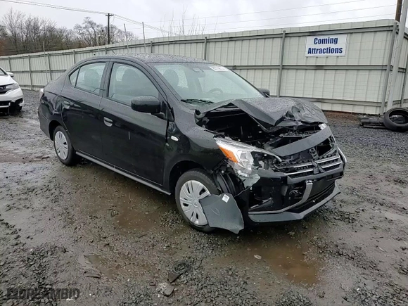 2024 Mitsubishi Mirage G4 ES with VIN ML32FUFJ2RHF10014, listed as a Copart auction lot 83709014 with 8878 miles and Salvage Title. Bid and sale history available at carsss.com. Image 13.