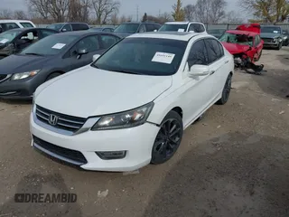 2013 Honda Accord Sdn EX-L with VIN 1HGCR2F83DA275519, listed as a IAAI auction lot 41691149 with 156,334 mi miles. Bid and sale history available at carsss.com. Image 17.