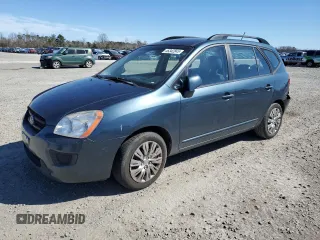 2009 Kia Rondo LX with VIN KNAFG528297271925, listed as a Copart auction lot 46342845 with 128,002 mi miles and Salvage Title. Bid and sale history available at carsss.com. Image 1.