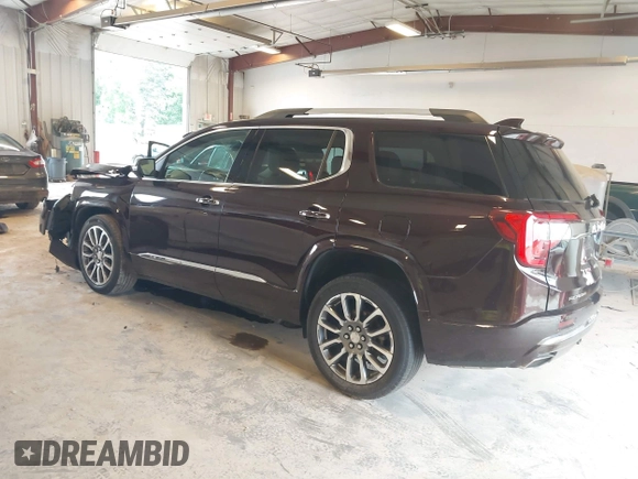2021 GMC Acadia Denali with VIN 1GKKNXLS2MZ140119, listed as a IAAI auction lot 42553557 with 50,197 mi miles and . Bid and sale history available at DreamBid. Image 3.