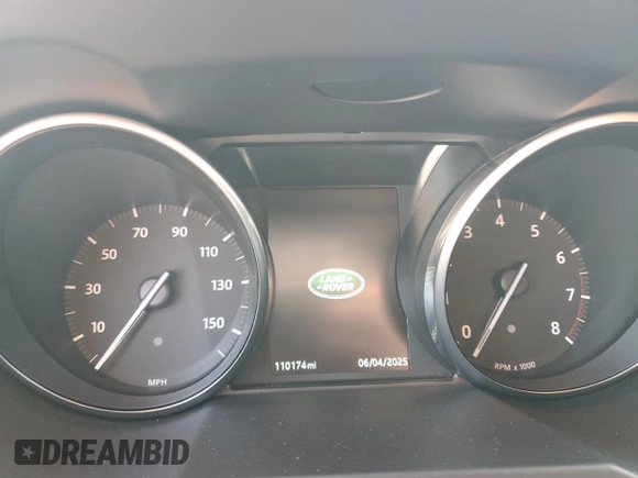 2016 Land Rover Range Rover Evoque SE with VIN SALVP2BG8GH080692, listed as a Copart auction lot 59533815 with 110,174 mi miles and Salvage title. Bid and sale history available at DreamBid. Image 9.
