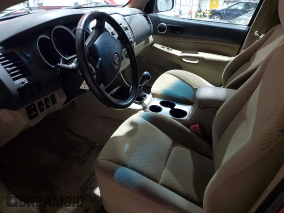 2010 Toyota Tacoma with VIN 5TEUX4EN1AZ730011, listed as a Copart auction lot 86832784 with 93,766 mi miles and Salvage Title. Bid and sale history available at carsss.com. Image 7.