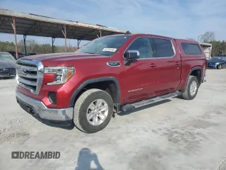 2019 GMC Sierra 1500 SLE z VIN 3GTU9BED8KG304044, wystawiony jako Copart lot #44145145 z przebiegiem 52 487 mil mil oraz Szkoda całkowita • Salvage title. Historia ofert i sprzedaży dostępna na DreamBid. Obrazek 1.