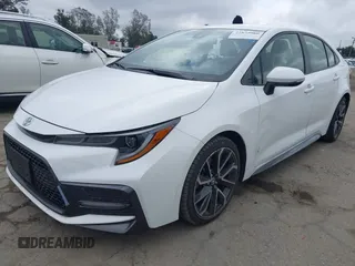 2022 Toyota Corolla SE with VIN JTDS4MCE4N3502754, listed as a IAAI auction lot 41879980 with 23,722 mi miles. Bid and sale history available at carsss.com. Image 2.