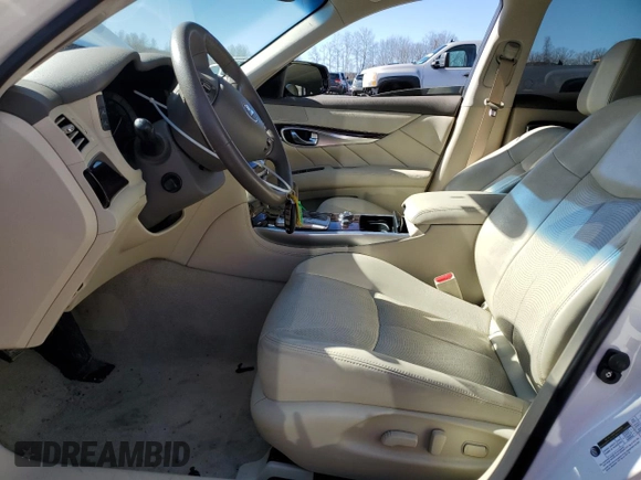 2019 Infiniti Q70 Luxe with VIN JN1BY1AR7KM585629, listed as a Copart auction lot 49665645 with 47,755 mi miles and Salvage Title. Bid and sale history available at DreamBid. Image 7.