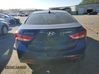 2013 Hyundai Elantra Coupe GS with VIN KMHDH6AE3DU014251, listed as a Copart auction lot 84525594 with 284,301 mi miles and Salvage Title. Bid and sale history available at carsss.com. Image 6.