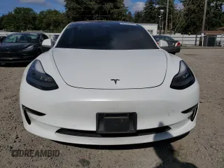 2018 Tesla Model 3 Long Range Battery with VIN 5YJ3E1EA7JF040942, listed as a Copart auction lot 56147225 with 82,482 mi miles and Salvage Title. Bid and sale history available at DreamBid. Image 5.