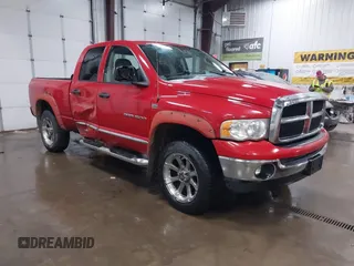 2005 Dodge 1500 SLT z VIN 1D7HU18D55S154595, wystawiony jako IAAI lot #41924387 z przebiegiem Nie podano mil oraz . Historia ofert i sprzedaży dostępna na DreamBid. Obrazek 1.