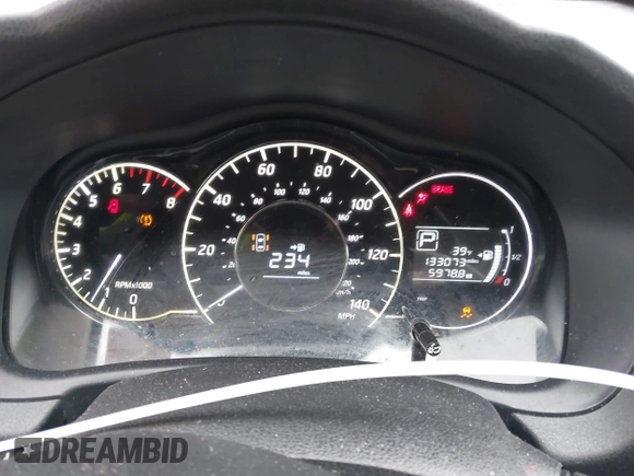 2015 Nissan Note S with VIN 3N1CE2CP5FL405319, listed as a IAAI auction lot 41357912 with 133,073 mi miles and . Bid and sale history available at DreamBid. Image 7.