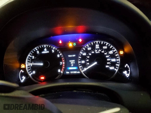 2013 Lexus GS 350 with VIN JTHBE1BL5D5027810, listed as a Copart auction lot 45490105 with 121,268 mi miles and Salvage Title. Bid and sale history available at carsss.com. Image 9.