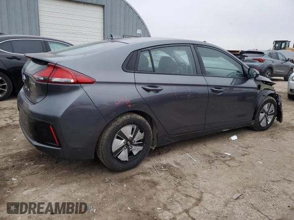 2019 Hyundai Ioniq Blue with VIN KMHC65LC8KU171620, listed as a Copart auction lot 43796755 with 151,479 mi miles and Salvage Title. Bid and sale history available at DreamBid. Image 3.