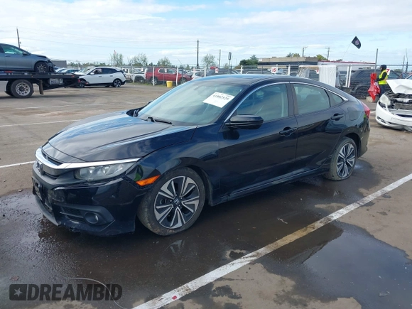 2016 Honda Civic Sedan EX-L with VIN 19XFC1F78GE201822, listed as a IAAI auction lot 41882529 with 142,589 mi miles. Bid and sale history available at carsss.com. Image 2.