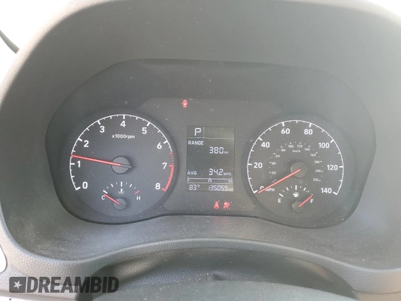2018 Hyundai Accent SEL with VIN 3KPC24A37JE028748, listed as a Copart auction lot 76245404 with 135,059 mi miles and Salvage Title. Bid and sale history available at carsss.com. Image 9.