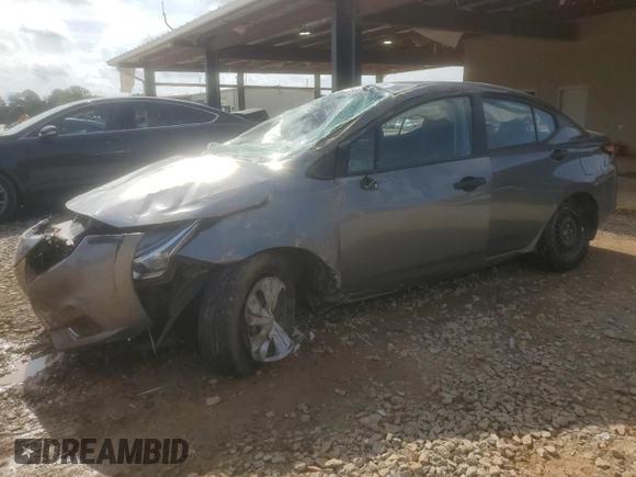 2021 Nissan Versa S with VIN 3N1CN8DV9ML907277, listed as a Copart auction lot 57128655 with Not provided miles and Salvage title. Bid and sale history available at DreamBid. Image 1.