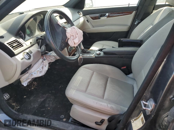 2011 Mercedes-Benz C 300 Sport with VIN WDDGF8BBXBR142614, listed as a Copart auction lot 42601125 with 112,480 mi miles and Salvage Title. Bid and sale history available at carsss.com. Image 7.