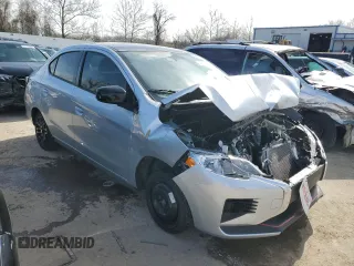 2023 Mitsubishi Mirage G4 ES with VIN ML32FUFJ1PHF00796, listed as a Copart auction lot 47142644 with 16,337 mi miles and Salvage Title. Bid and sale history available at carsss.com. Image 4.