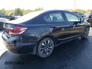 2014 Honda Civic Sedan EX with VIN 19XFB2F8XEE274575, listed as a Copart auction lot 72812584 with 151,172 mi miles and Salvage Title. Bid and sale history available at carsss.com. Image 3.