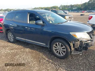 2014 Nissan Pathfinder Platinum z VIN 5N1AR2MM1EC724137, wystawiony jako IAAI lot #42675313 z przebiegiem 97 417 mil mil oraz . Historia ofert i sprzedaży dostępna na DreamBid. Obrazek 1.