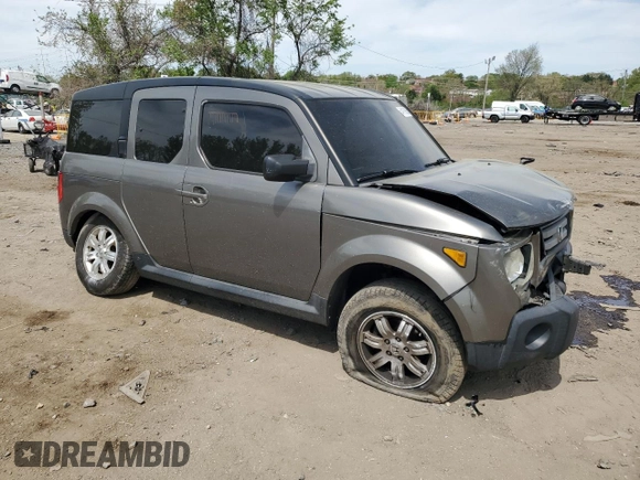 2007 Honda Element EX with VIN 5J6YH28777L003652, listed as a Copart auction lot 54161685 with 211,336 mi miles and Salvage Title. Bid and sale history available at DreamBid. Image 4.