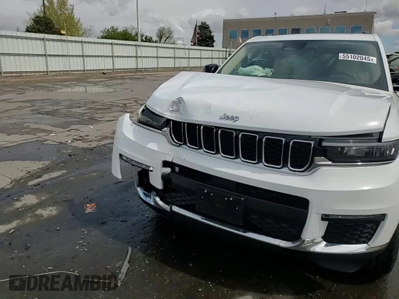 2021 Jeep Grand Cherokee Limited with VIN 1C4RJKBG4M8128310, listed as a Copart auction lot 55102045 with 48,130 mi miles and Salvage Title. Bid and sale history available at DreamBid. Image 14.
