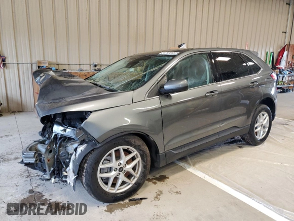 2023 Ford Edge SEL with VIN 2FMPK4J96PBA21713, listed as a Copart auction lot 54752655 with 0 mi miles and Salvage Title. Bid and sale history available at carsss.com. Image 1.