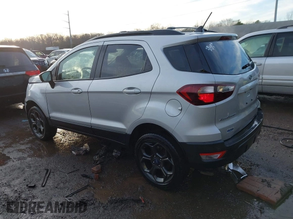 2018 Ford EcoSport SES with VIN MAJ6P1CL1JC189183, listed as a IAAI auction lot 41120875 with 95,741 mi miles and . Bid and sale history available at DreamBid. Image 3.