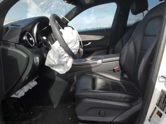 2019 Mercedes-Benz GLC with VIN WDC0G4KB6KF668753, listed as a Copart auction lot 41807015 with 49,777 mi miles and Salvage Title. Bid and sale history available at carsss.com. Image 7.
