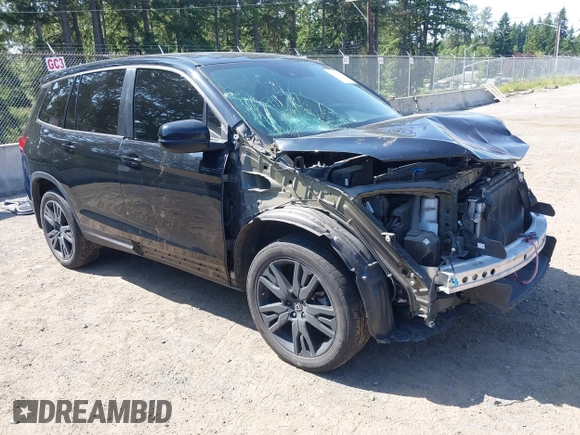 2021 Honda Passport Sport with VIN 5FNYF8H24MB004923, listed as a IAAI auction lot 42374410 with 144,314 mi miles and . Bid and sale history available at DreamBid. Image 1.