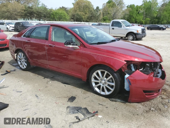 2015 Lincoln MKZ with VIN 3LN6L2J93FR624292, listed as a Copart auction lot 54145615 with 41,905 mi miles and Salvage title. Bid and sale history available at DreamBid. Image 4.