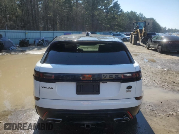 2018 Land Rover Range Rover Velar R-Dynamic HSE with VIN SALYM2RV6JA705357, listed as a Copart auction lot 46335285 with 56,805 mi miles and Salvage Title. Bid and sale history available at carsss.com. Image 6.