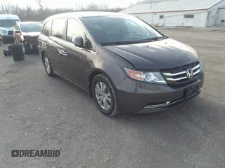 2014 Honda Odyssey EX-L with VIN 5FNRL5H64EB037646, listed as a IAAI auction lot 41786768 with 116,491 mi miles and . Bid and sale history available at carsss.com. Image 1.