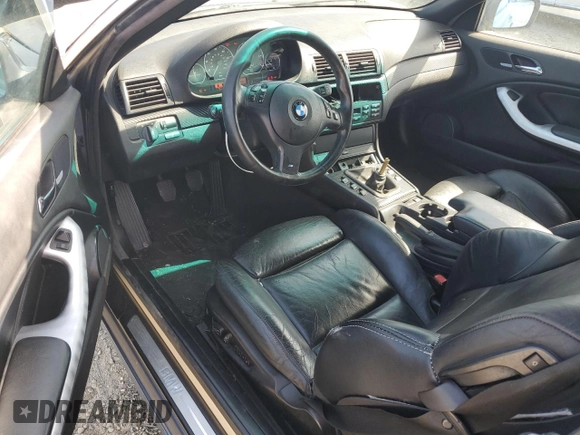 2004 BMW 3 Series 330Ci with VIN WBABW534X4PJ94968, listed as a Copart auction lot 57271985 with 210,414 mi miles and Salvage title. Bid and sale history available at DreamBid. Image 8.