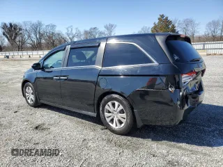 2014 Honda Odyssey EX-L with VIN 5FNRL5H64EB034147, listed as a Copart auction lot 46372795 with 156,720 mi miles and Salvage Title. Bid and sale history available at carsss.com. Image 2.